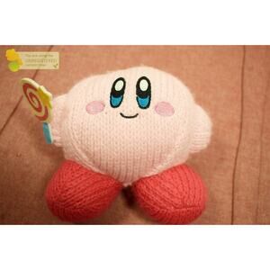 Nuiguru Knit Invincible Candy Wand Kirby Plush (Dirt Marks)